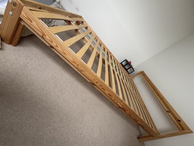 Second-hand Double Bed Frame - Photo 2)