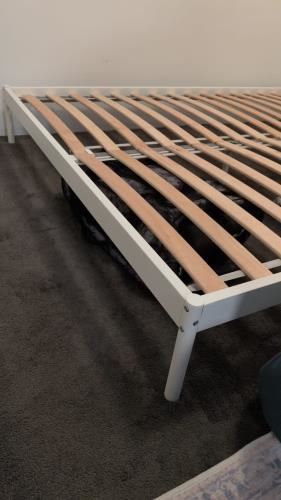 Second-hand IKEA Queen Size Bed Frame - Photo 2)