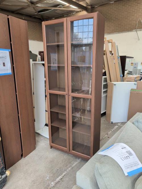 Second-hand Bookcase with Glass Doors - Photo 2)