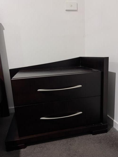Second-hand Stylish Bedside Table - Photo 2)