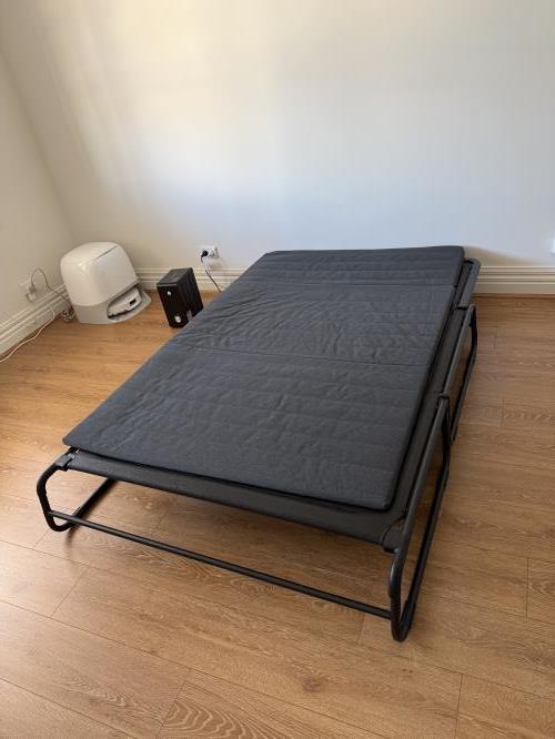 Second-hand IKEA HAMMARN Sofa Bed - Photo 2)