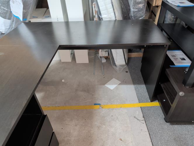 Second-hand L-Shape Desk with Drawers - Photo 2)