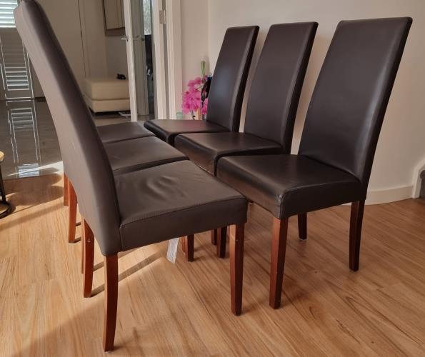 Second-hand Set of 6 Dining Chairs - Photo 2)