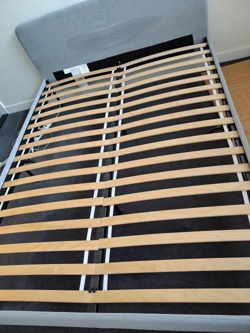 Second-hand IKEA Slattum Queen Bed Frame - Photo 2)