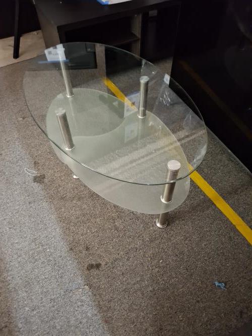 Second-hand Glass Coffee Table - Photo 2)