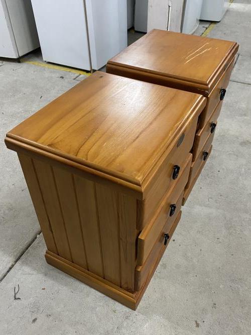Second-hand Set of 2 Bedside Tables - Photo 3)