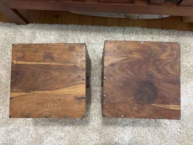Second-hand Set of 2 Storage Chests - Photo 3)