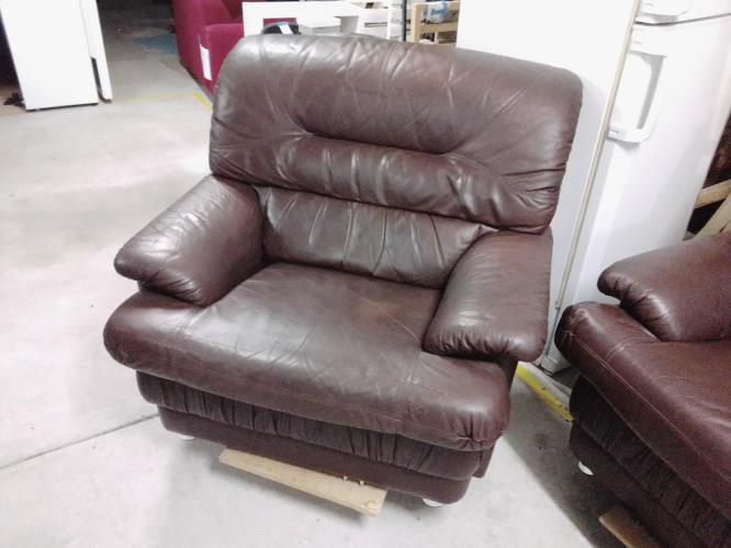 Second-hand Three Seater Sofa with 2 Armchairs and Foot Stool - Photo 3)