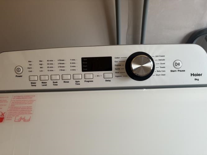 Second-hand Haier 8kg Top Load Washing Machine - Photo 3)