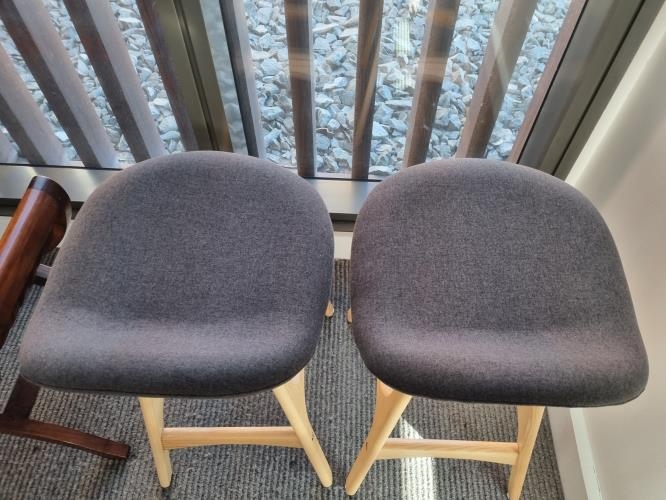 Second-hand Set of 2 Stools - Photo 3)