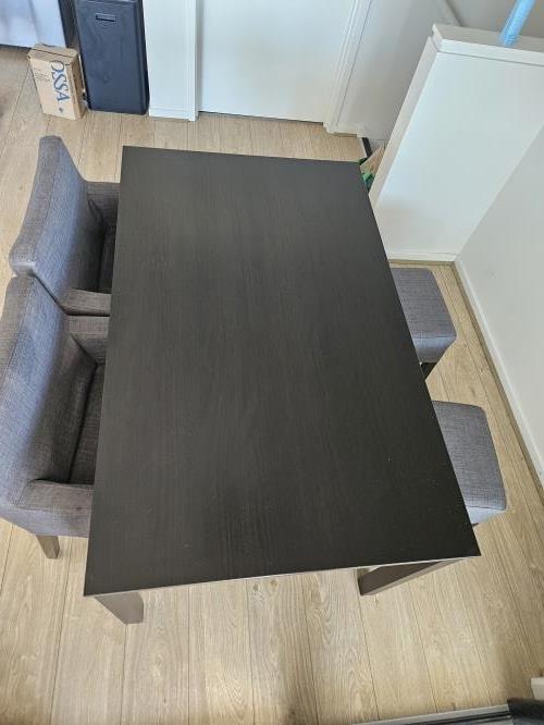 Second-hand Dining Table with 2 Chairs and 2 Stools - Photo 3)