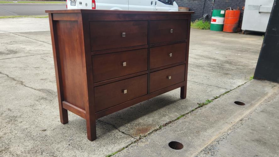 Second-hand Chest of 6 Drawers - Photo 3)