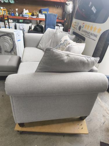 Second-hand Sofa with Ottoman - Photo 3)
