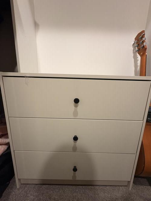 Second-hand IKEA Chest of 3 Drawers - Photo 3)