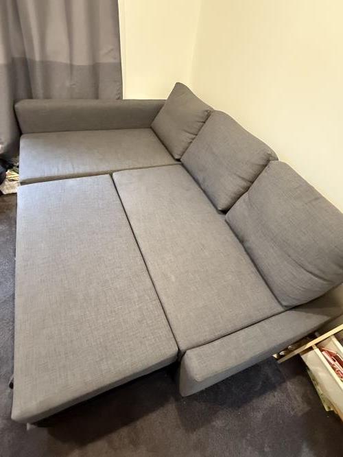 Second-hand IKEA L-Shape Sofa Bed - Photo 3)