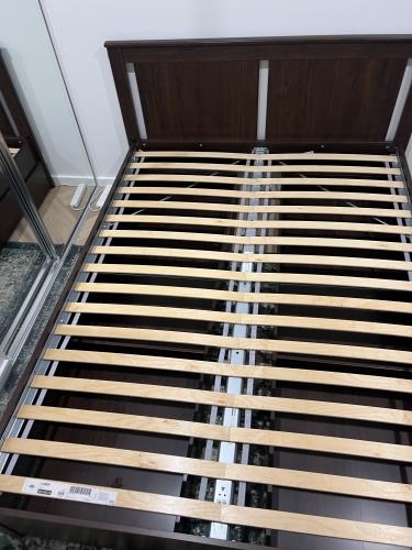 Second-hand IKEA Queen Bed Frame with 4 Under Bed Storage Drawers - Photo 3)