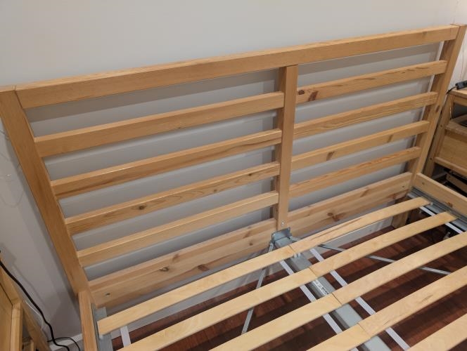 Second-hand IKEA Double Bed Frame - Photo 3)