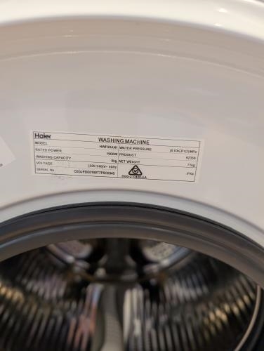 Second-hand Haier 9kg Front Load Washing Machine - Photo 3)