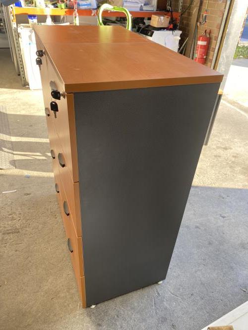 Second-hand Set of 2 Filing Cabinets - Photo 3)