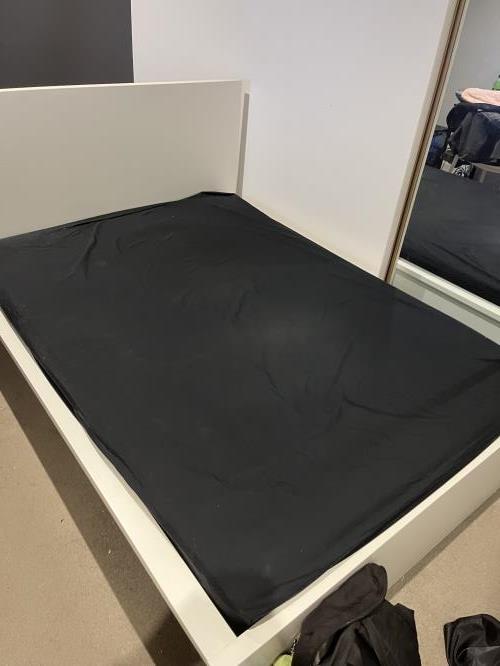 Second-hand IKEA Malm Double Bed Frame - Photo 3)