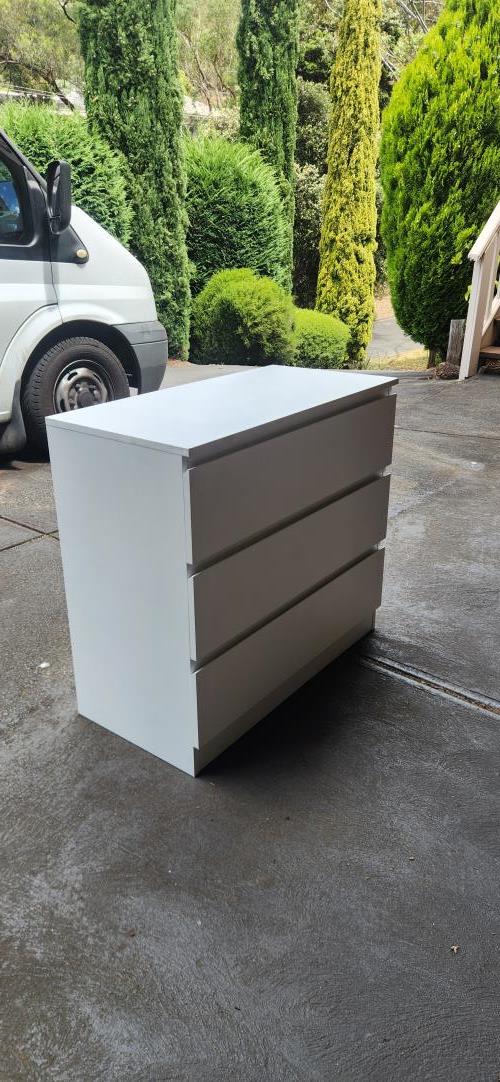 Second-hand Chest of 3 Drawers - Photo 3)