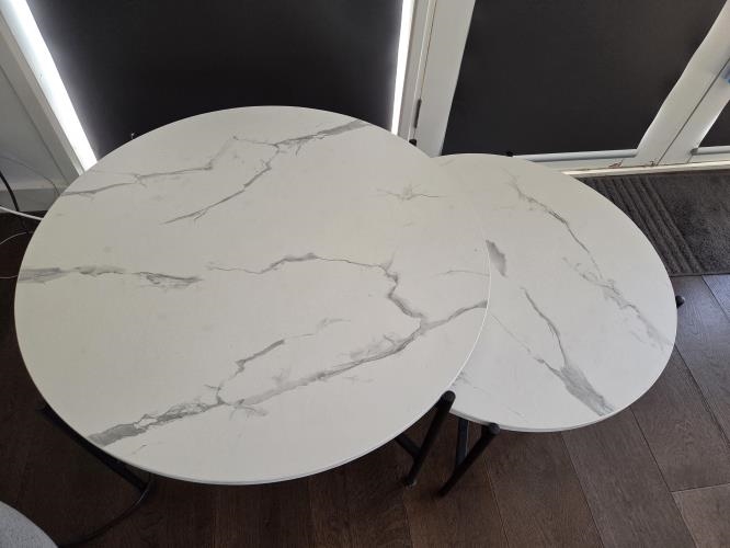 Second-hand Set of 2 Side Tables - Photo 3)