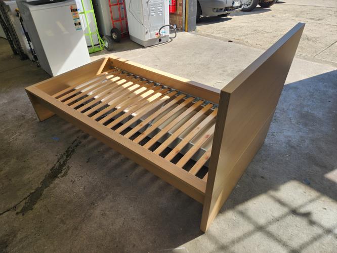 Second-hand IKEA Single Bed Frame with 2 Under Bed Storage Drawers - Photo 3)