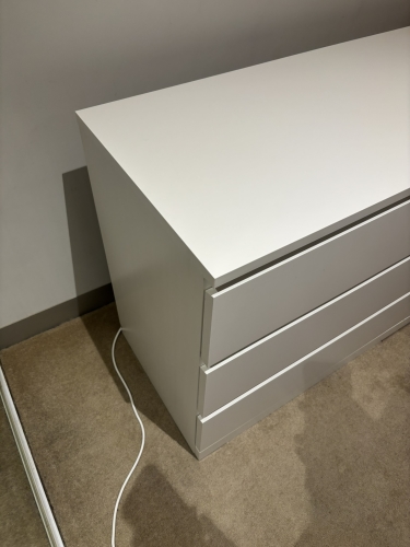 Second-hand IKEA MALM Chest of 6 Drawers - Photo 3)