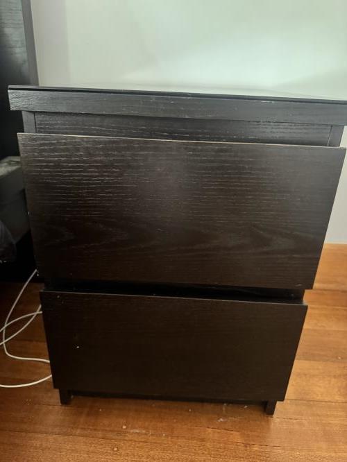 Second-hand Set of 2 Bedside Tables - Photo 3)