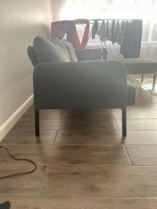 Second-hand IKEA 3 Seater Sofa with Ottoman - Photo 3)