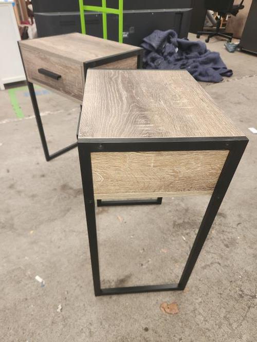 Second-hand Set of 2 Bedside Tables - Photo 3)