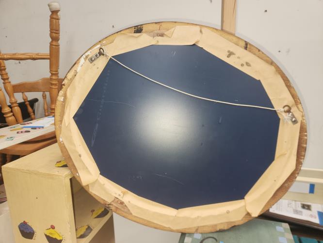 Second-hand Round Mirror - Photo 3)