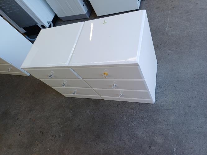 Second-hand Set of 2 Bedside Tables - Photo 3)