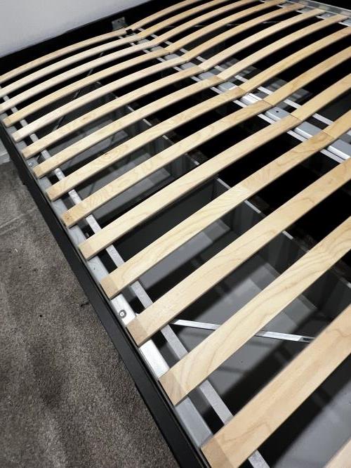 Second-hand IKEA BRIMNES Queen Bed Frame with 4 Storage Drawers - Photo 3)