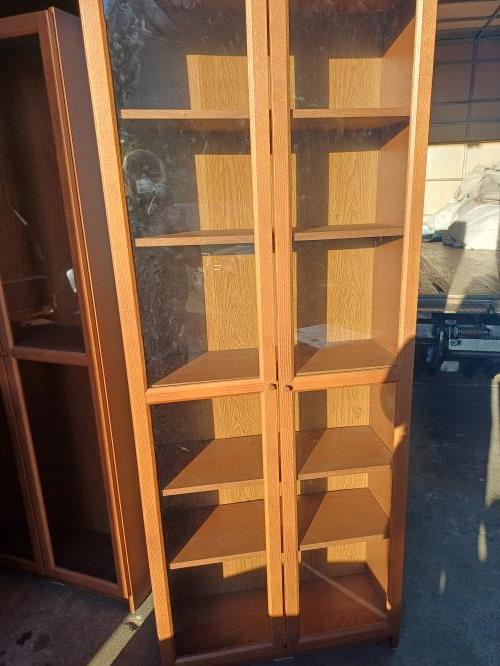 Second-hand Bookcase with Glass Doors - Photo 3)