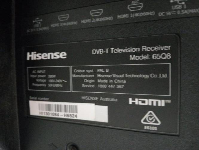 Second-hand Hisense 65\" Smart TV - Photo 3)