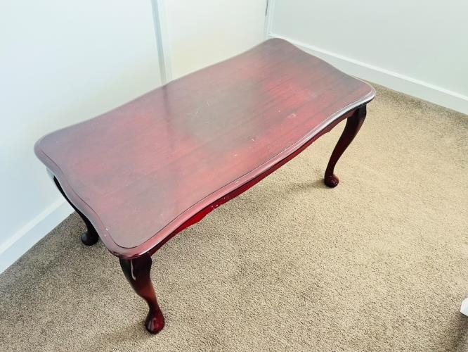 Second-hand Coffee Table with 2 Matching Side Tables - Photo 3)