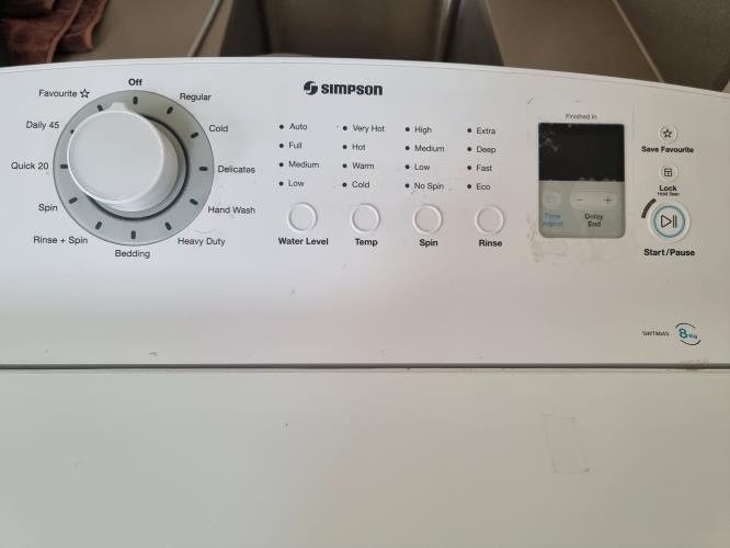 Second-hand Haier 8kg Top Load Washing Machine - Photo 3)