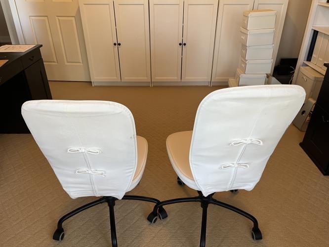Second-hand Set of 2 IKEA Swivel Chairs - Photo 3)