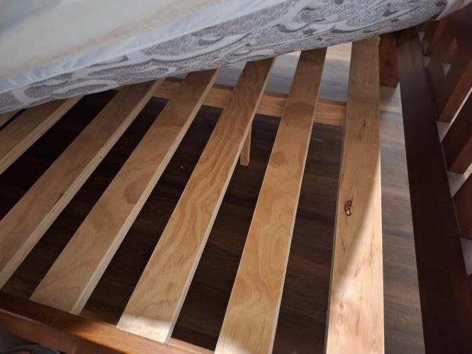 Second-hand Solid Timber Queen Bed Frame - Photo 3)