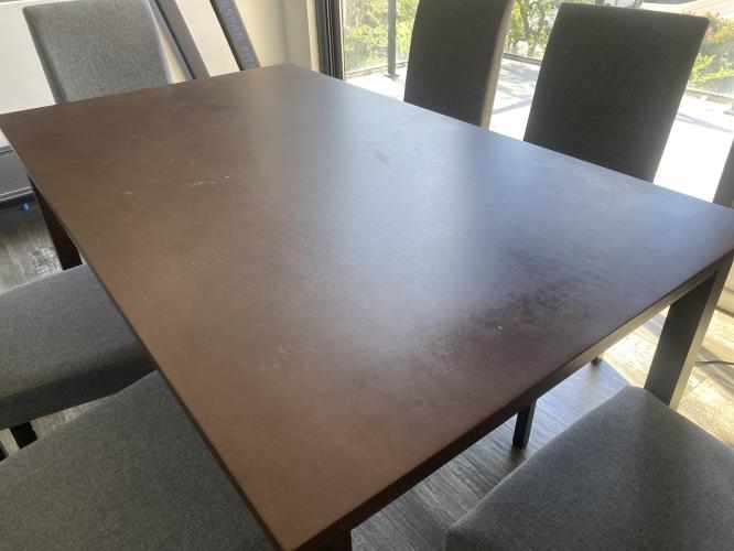 Second-hand Dining Table with 6 Chairs - Photo 3)