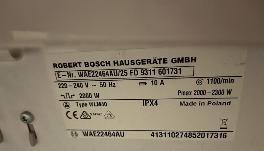 Second-hand Bosch 7kg Front Load Washing Machine - Photo 4)