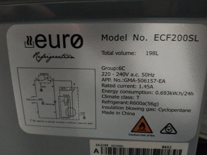 Second-hand Euro 198L Chest Freezer - Photo 4)