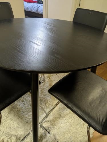 Second-hand IKEA Dining Table with 4 Chairs - Photo 4)