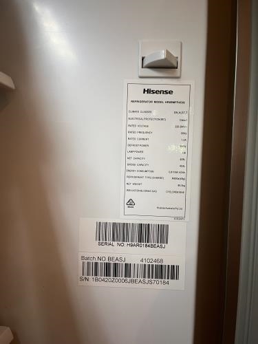 Second-hand Hisense 453L Bottom Mount Fridge - Photo 4)