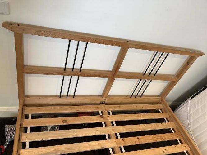 Second-hand IKEA Queen Size Bed Frame - Photo 4)