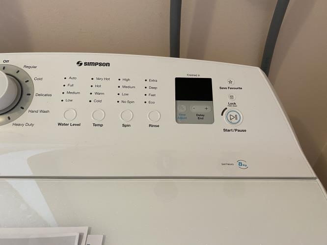Second-hand Simpson 8kg Top Load Washing Machine - Photo 4)