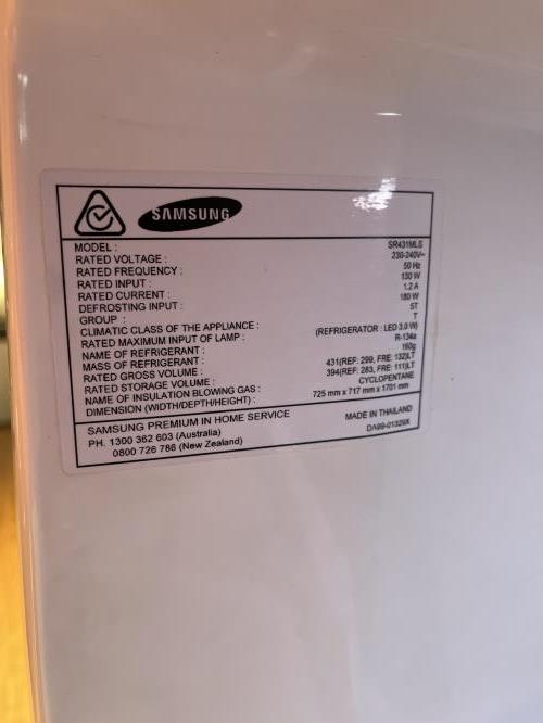 Second-hand Samsung 431L Top Mount Fridge - Photo 4)