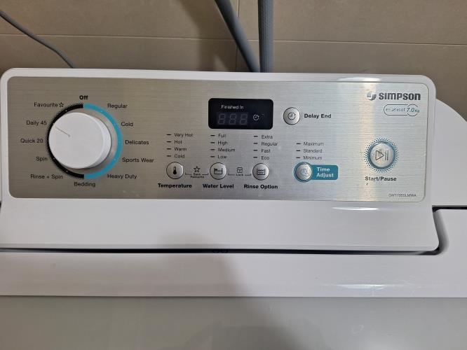 Second-hand Simpson 7kg Top Load Washing Machine - Photo 4)