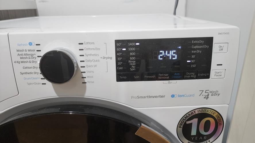 Second-hand Beko 7.5kg / 4kg Washer-Dryer Combo - Photo 4)